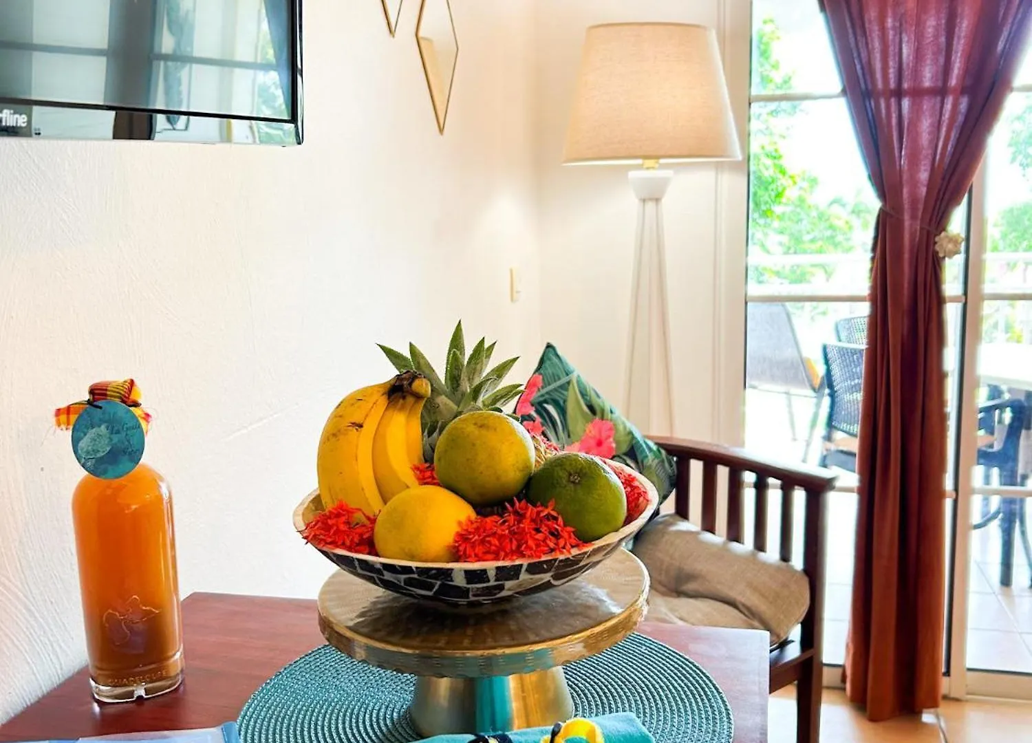 Vue Exclusive Mer Et Volcan, Village Vacances Avec Plage Et Piscine, Les Gwadastudios Sainte-Anne  Appartamento